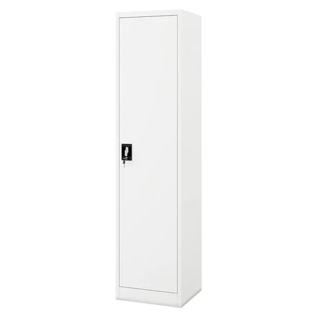 Jan Nowak Büro Aktenschrank ALEX 185 x 45 x 40 cm Weiß