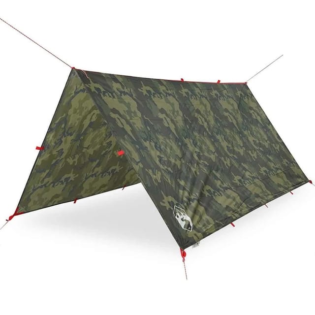 vidaXL Tarp Tarnmuster 366x306 cm Wasserdicht 4009596