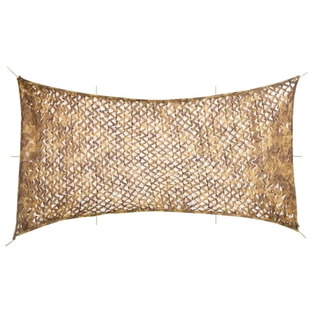 vidaXL Tarnnetz mit Aufbewahrungstasche 708x423 cm Sandfarbe 4008260