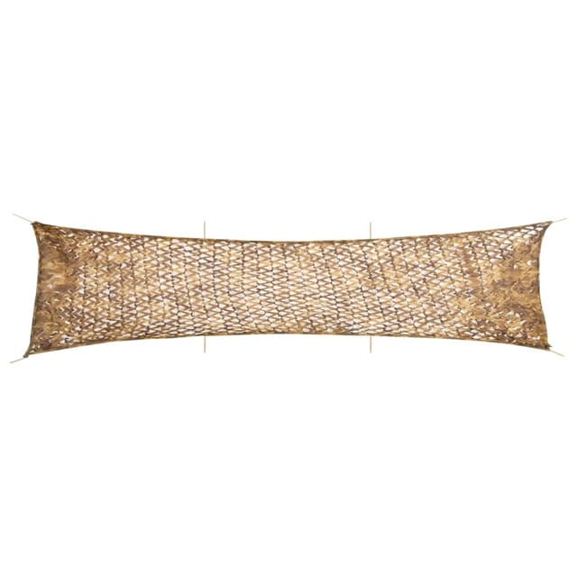 vidaXL Tarnnetz mit Aufbewahrungstasche 613x138 cm Sandfarbe 4008241