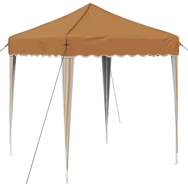 vidaXL Pop-up Partyzelt Beige 195 x 195 x 245 cm Oxford-Stoff 42019716