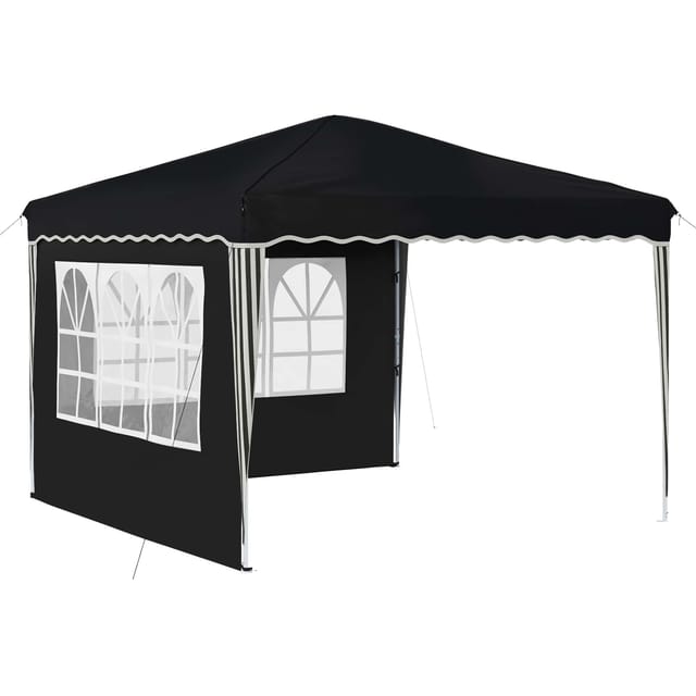 vidaXL Pop-up Partyzelt Anthrazit 288 x 288 x 245 cm Oxford-Stoff 42019759