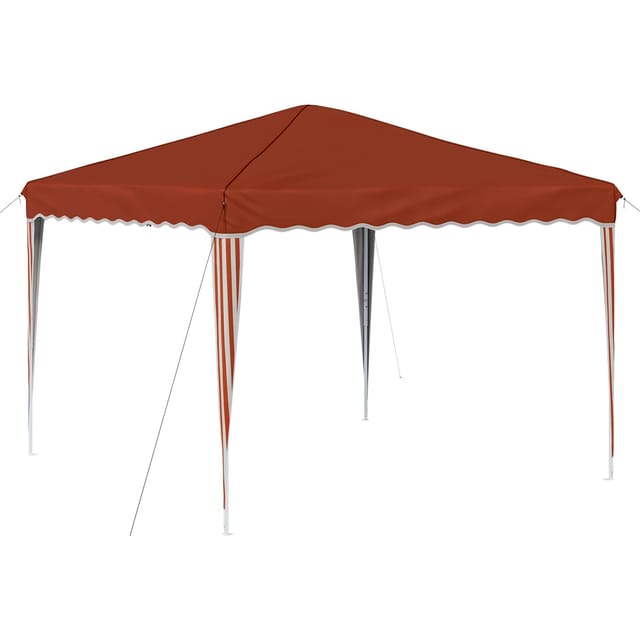 vidaXL Pop-up Partyzelt Terrakotta 288 x 288 x 245 cm Oxford-Stoff 42019754