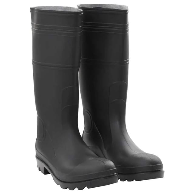 vidaXL Gummistiefel Schwarz Größe 45 PVC 137594