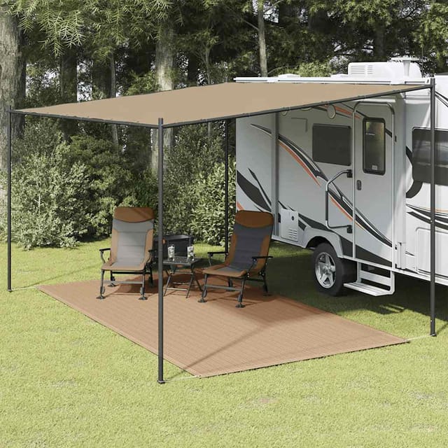 vidaXL Zeltteppich 200x400 cm Taupe 310738