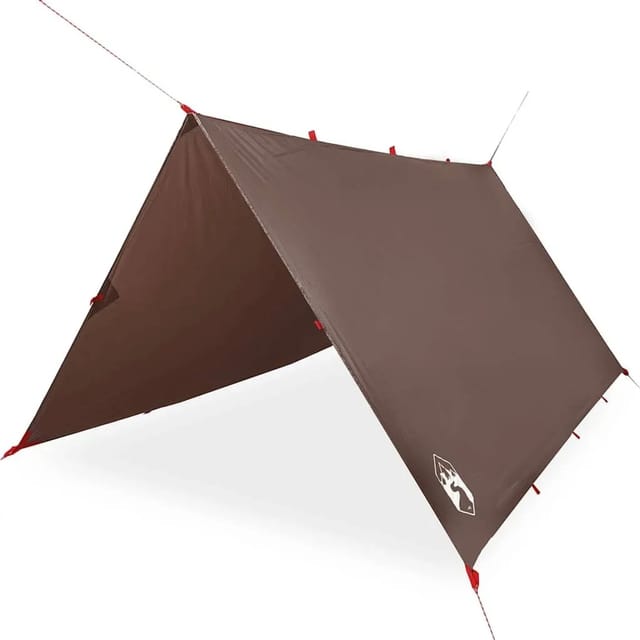 vidaXL Tarp Braun 366x306 cm Wasserdicht 4009595