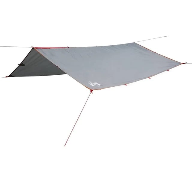 vidaXL Tarp Grau und Orange 400x294 cm Wasserdicht 94663