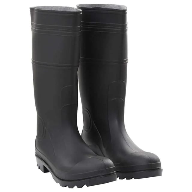 vidaXL Gummistiefel Schwarz Größe 44 PVC 137593