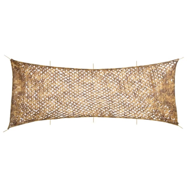 vidaXL Tarnnetz mit Aufbewahrungstasche 833x297 cm Sandfarbe 4008256