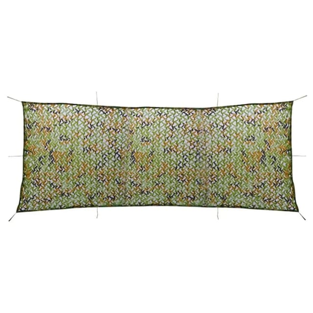 vidaXL Tarnnetz mit Aufbewahrungstasche 1,5x5 m Grün 135874