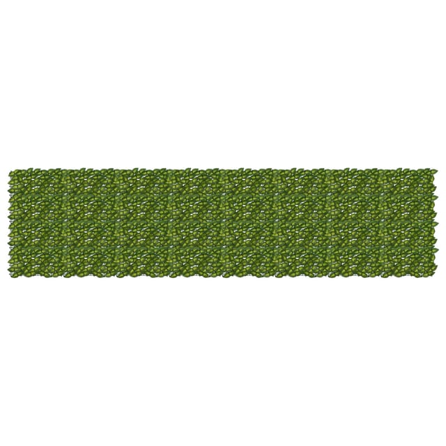 vidaXL Balkonsichtschutz mit Blättern Grün und Gelb 400 x 100 cm 42040674