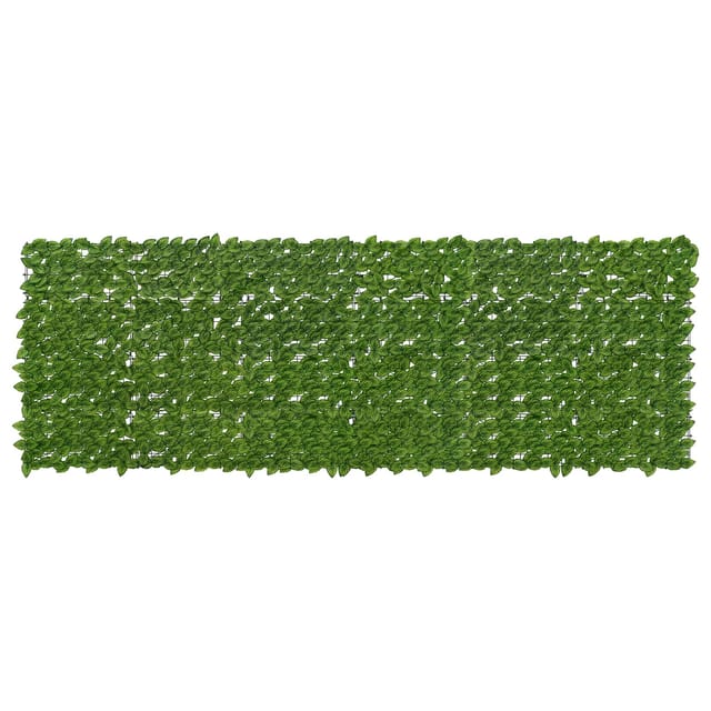 vidaXL Balkonsichtschutz mit Blättern Grün und Gelb 300 x 100 cm 42040643