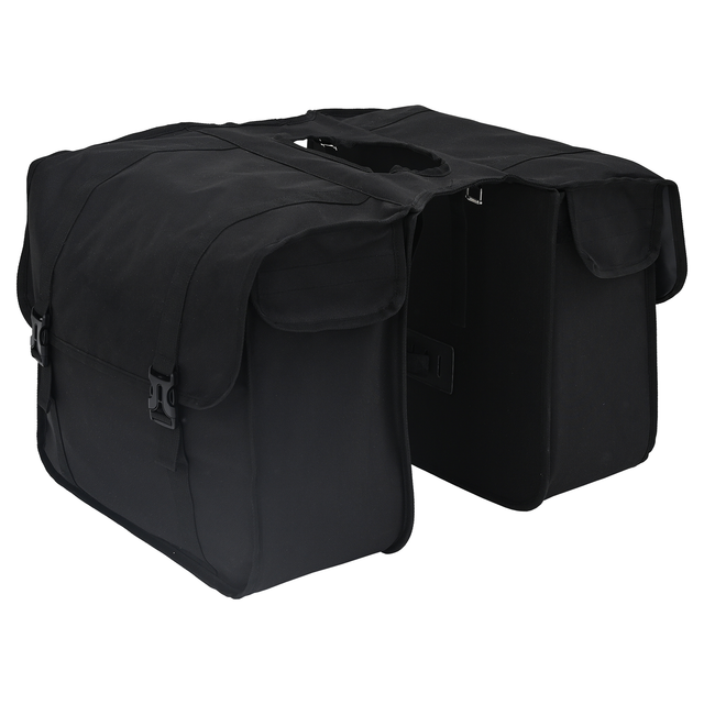 vidaXL Fahrradtasche Schwarz 40 x 18,5 x 35 cm Polyester 42008100