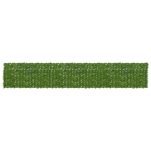 vidaXL Balkonsichtschutz mit Blättern Grün und Gelb 600 x 100 cm 42040646