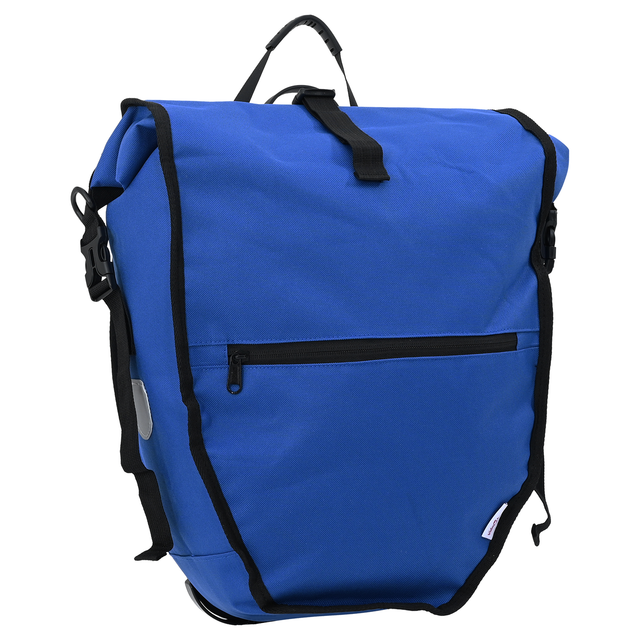 vidaXL Fahrradtasche Blau 32,5 x 17 x 57 cm Polyester 42008085