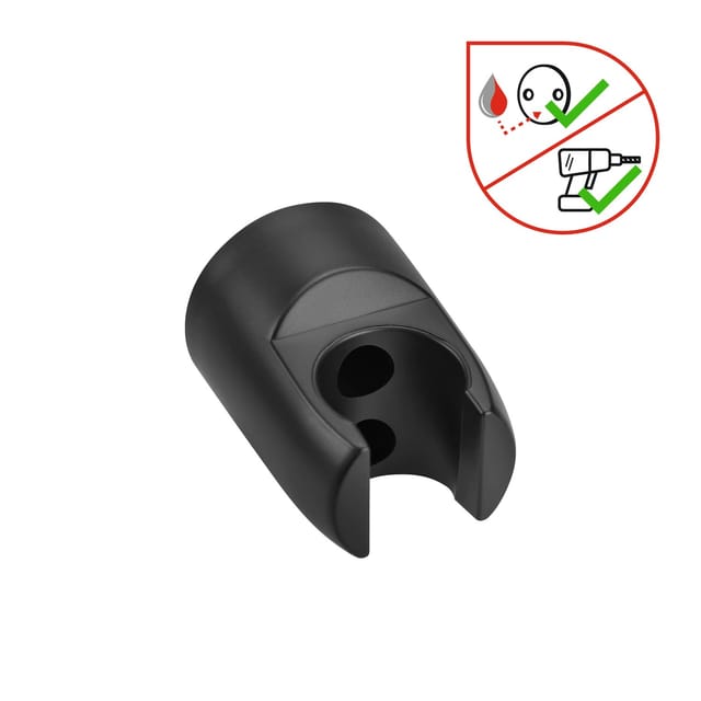 baliv Wand-Brausehalter 40 mm Schwarz
