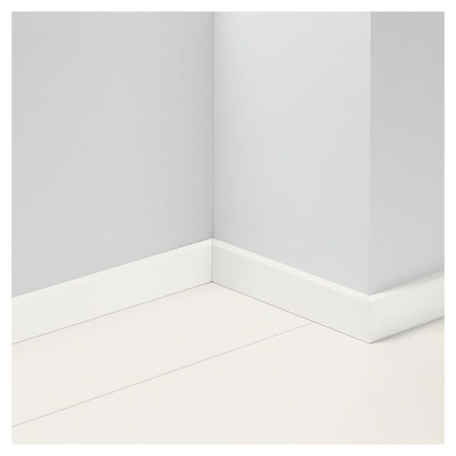 Parador Sockelleiste SL 5 wasserfest Uni Weiß 50 mm x 16 mm Länge 2200 mm