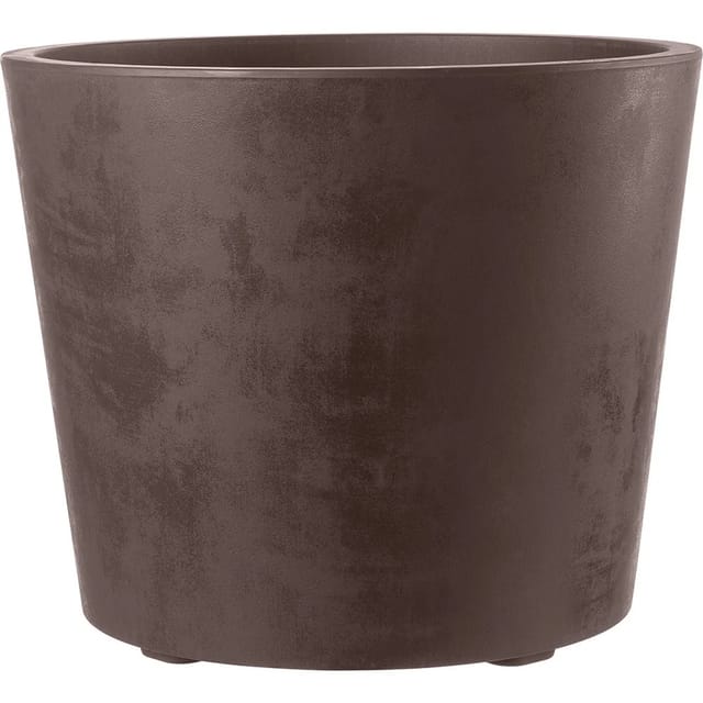 Deroma Pflanztopf Millennium mit Rollen Ø 59 cm Brown