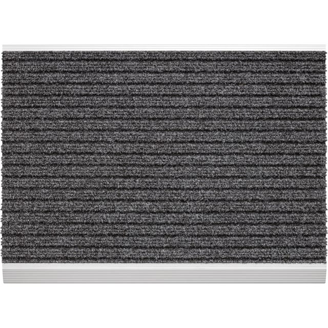 Fußmatte Lincon Alu-Rips Anthrazit 37 cm x 58 cm