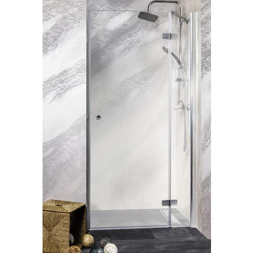 Sanotechnik Drehtür Symphony Anschlag Rechts 85 cm x 195 cm Klarglas