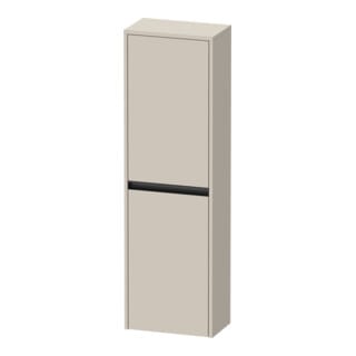 Duravit Halbhochschrank Ketho.2 40x24x132cm, 2 Tür., Anschl re, Tau matt