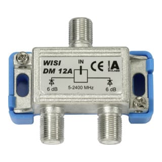 Wisi Verteiler 2f. 5-2400MHz, 6dB DM12A