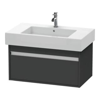 Duravit Waschtischunterschrank Ketho 80x45,5cm, graph ma, 1 Ausz., wandhängend
