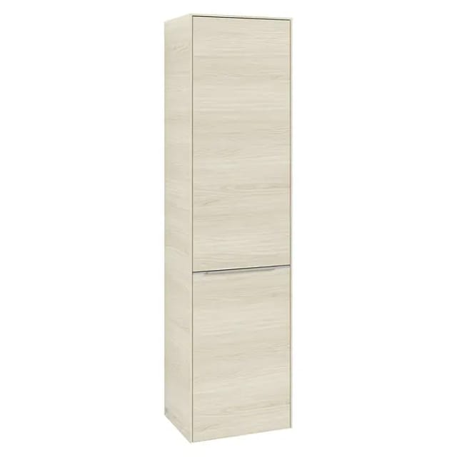 V&B Hochschrank Subway 3.0 40x171x36,2cm, Sch L/Gr Alu gl, wh. Oa