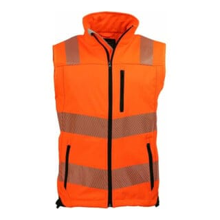 Warnweste, Gr. 3XL orange/schwarz Gr. 3XL