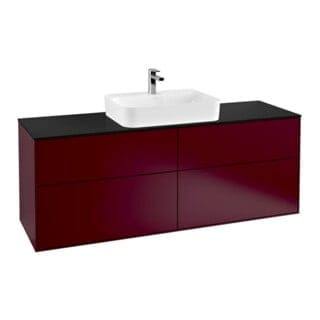 V&B Waschtischunterschrank Finion 160x60,3cm, Abd.-Pl. bla m, Peony Matt