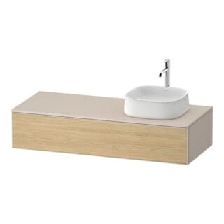 Duravit Waschtischunterschrank Zencha 130x55cm, B R, E nat/tau m, k Einr-Sys