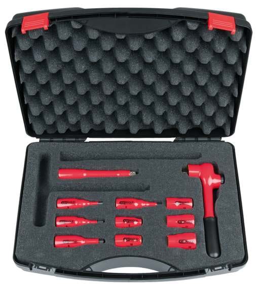 KS Tools 3/8" Isolierter Steckschlüssel-Satz, 11-teilig