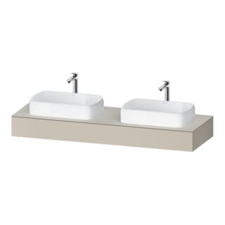 Duravit Konsole Qatego 160x55x17cm, T m, 2 A., Beck. beids.