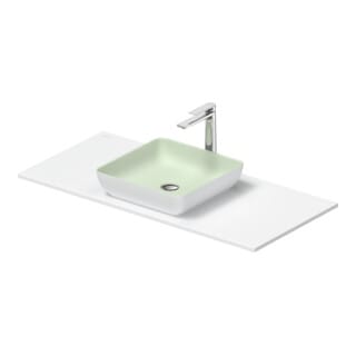 Duravit Konsolenwaschtisch Sivida 108x50cm, I.Fa grün m, Auß.Fa we. s-matt