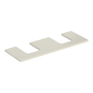 Geberit Waschtisch-Platte One 135x3x47cm, sand-grau/l hg, AS 2-fach
