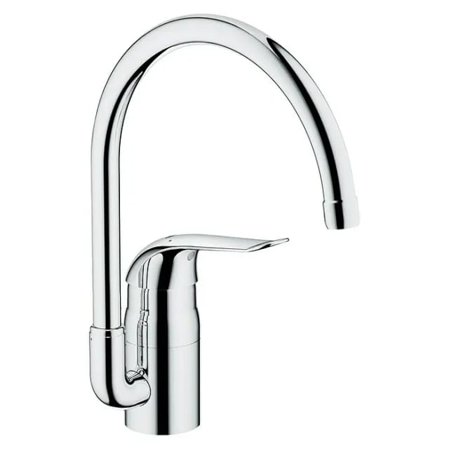 Grohe Spültisch-Einhebelmischer Euroeco Special chr, schwenkb. Ausl., m Temp.begrenzer