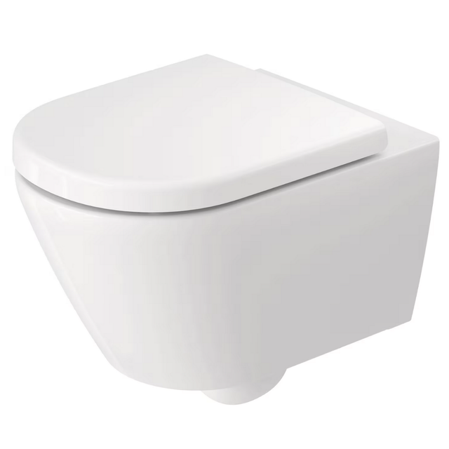 Wand-WC spülrandlos 'D-Code' inklusive WC-Sitz weiß