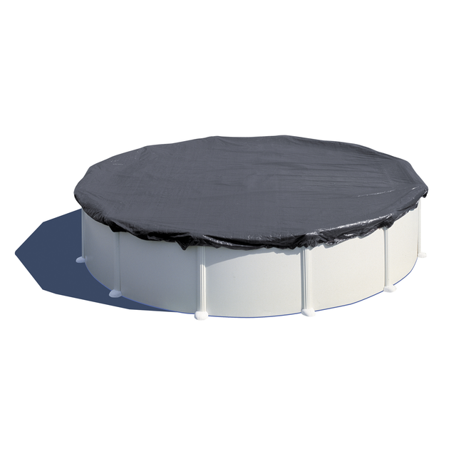 GRE Pool-Winterabdeckung schwarz Ø 540 cm