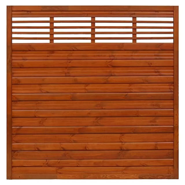 andrewex Sichtschutzzaun 'Lucca' 180 x 180 cm teak