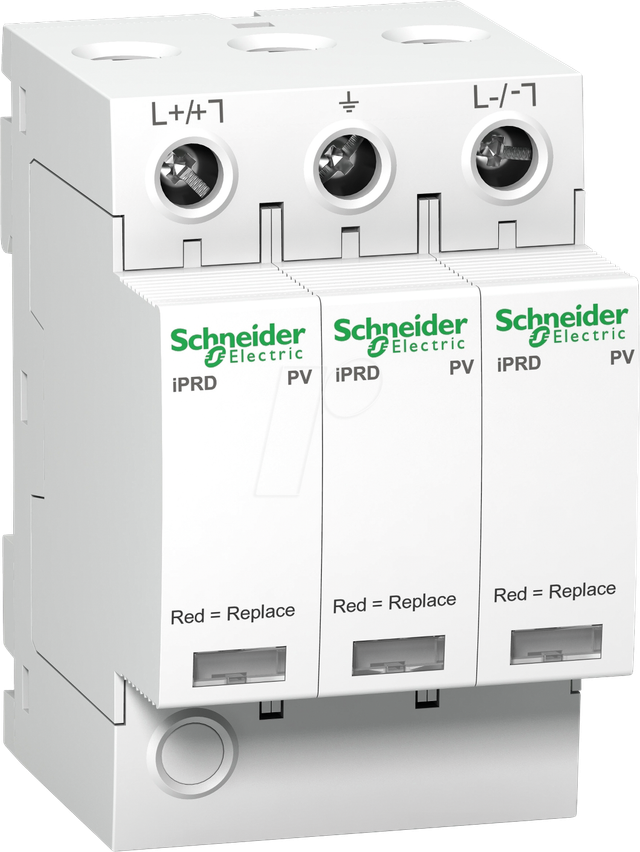 A9L40281 - Überspannungsableiter für PV, 1000 V, Typ 2, 2P, 40kA, Fernmelde