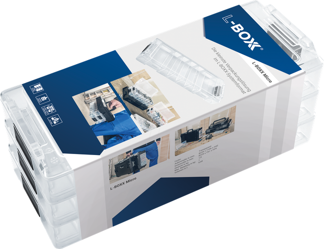 BOXX 6100001273 - L-BOXX Micro, 3er Pack