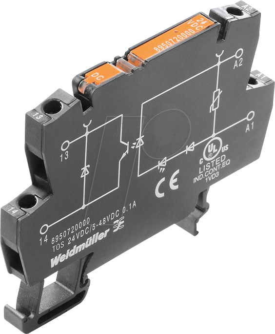 TOS 5-48 0,1A - Halbleiterrelais 1 NO, 5 - 48 V DC / 5 V DC, 0,1 A