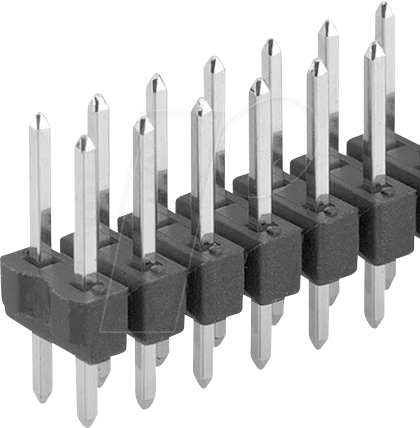 FIS SL22.124.72G - Stiftleisten 2,54 mm, 2x36, gerade, vergoldet