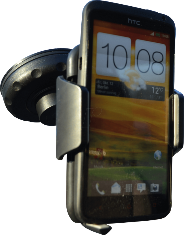 KFZ 37390 - KFZ - Smartphone-Halter mit Saugfuß, Anti-Rutsch-Pad