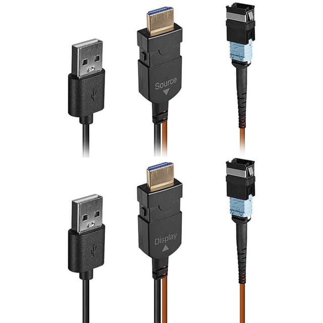 LINDY 38360 - MPO-Glasfaser HDMI Extender, 8K 60Hz, 100m