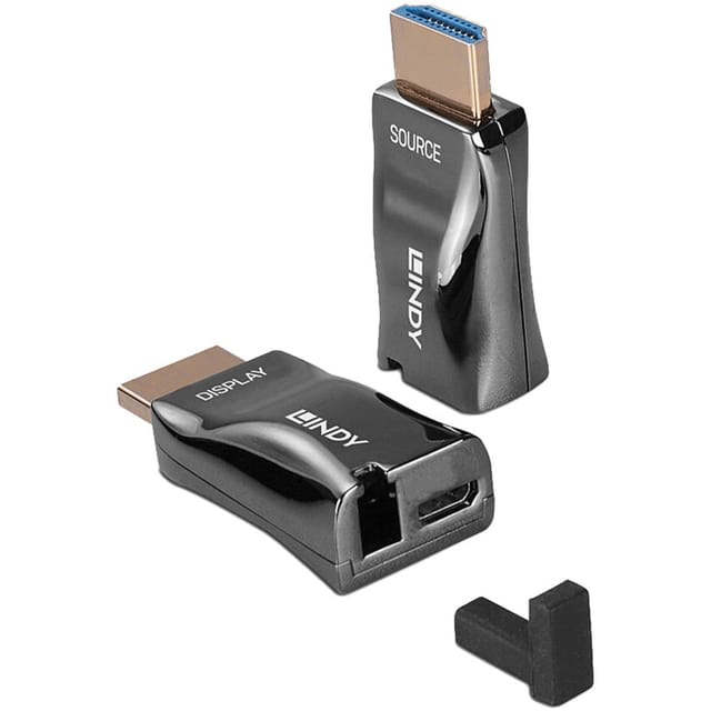 LINDY 38392 - Fibre Optic HDMI Dongle Extender, 4K60Hz, 300m