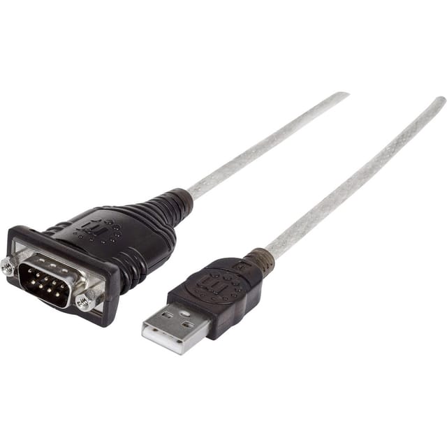 MANHATTAN 205153 - USB-A Konverter, 1x RS232, 9-Pol, PL-2303, 0,45 m