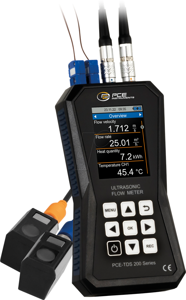 PCE TDS 200+ S - Ultraschall-Durchflussmessgerät PCE-TDS 200+ S