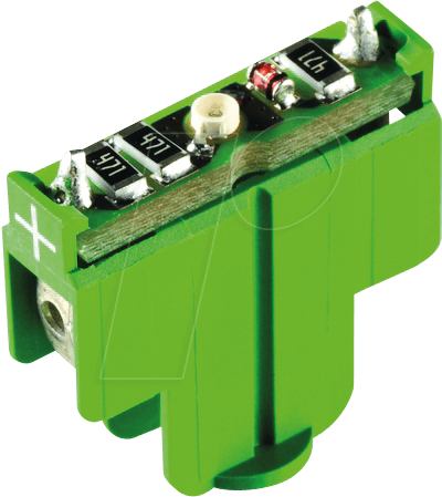 RAFI 38.83.94 - FS - LED-Clip für QC-Serie - LED gn, 24 V DC