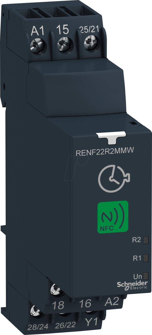 RENF22R2MMW - Multifunktions-Zeitrelais mit NFC, 0,05 s - 999 h